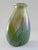 A Vintage Art Nouveaux-Style, Signed Iridescent Thick and Solid "Feather," Vessel/ Vase For Sale - Image 10 of 18