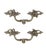 Vintage Brass Rosette Cabinet Pulls, Exquisite Openwork Drawer Pulls For Sale In New York - Image 6 of 6