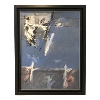 Macamnaub, Abstract Composition, Oil on Canvas, 1990s, Framed For Sale