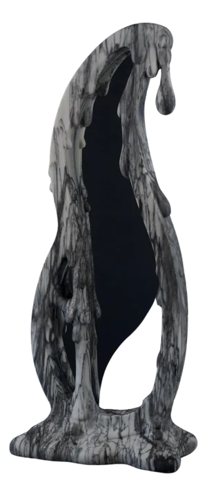 Silhouette Mirror in Pele De Tigre Marble by Manta