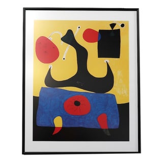 Joan Miró, Femme Assise, 1999, Lithograph, Framed For Sale