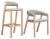 Set of Gray Oslo Stool and Chair by Pepe Albargues For Sale