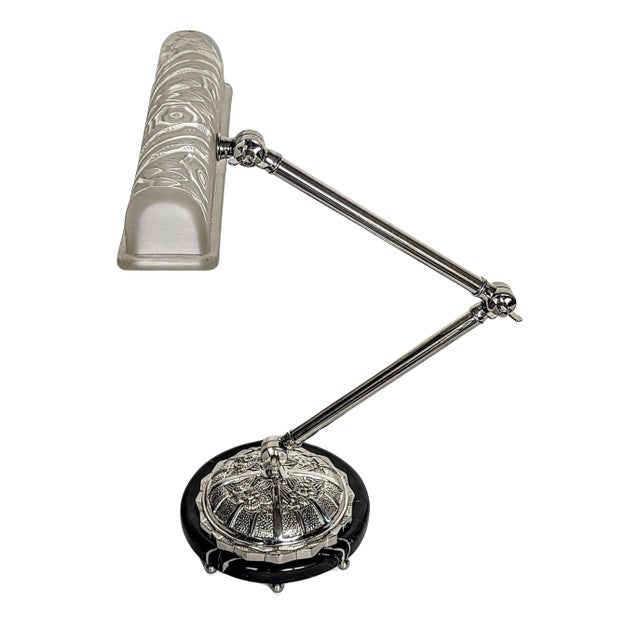 French Art Deco Desk Lamp by Schneider For Sale