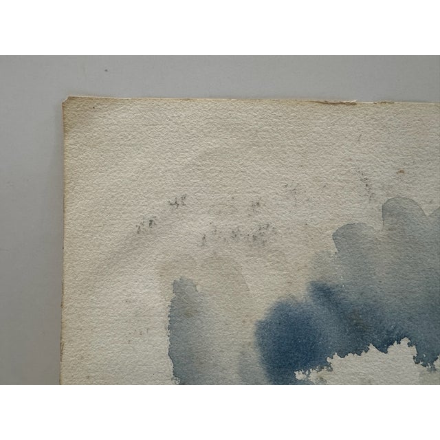 Henry Emil Salloch Original Watercolor on Paper Taxco, Mexico. 1961. For Sale - Image 4 of 7