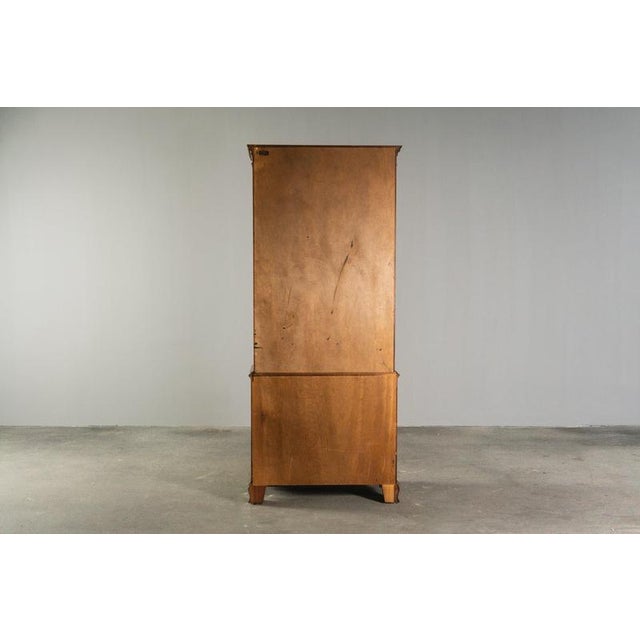 Wood Late 20th Century English Bookcase from Reprodux For Sale - Image 7 of 18