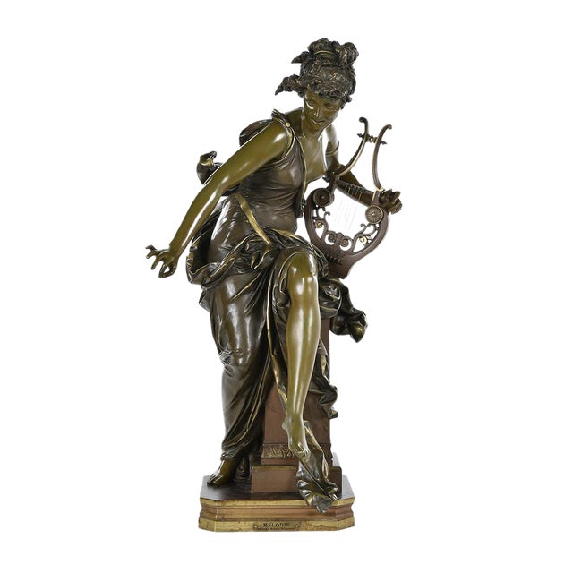 Albert-Ernest Carrier de Gédleuse, Mélodie, Bronze For Sale
