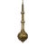 Elongated Indian Gulab Pash Form Bejeweled & Pierced Brass Pendant Light For Sale