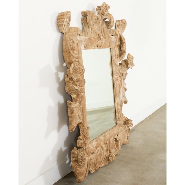 Tan Dennis & Leen Baroque Carved New York Spanish Mirror For Sale - Image 8 of 18