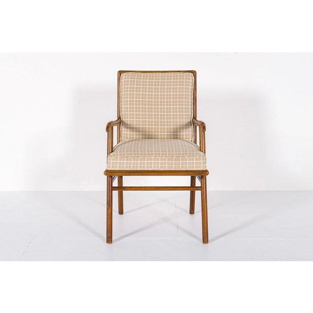 This lovely vintage mid century modern arm chair was designed by T.H. Robsjohn-Gibbings (English, 1905-1976) for Widdicomb...