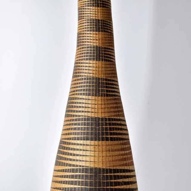 Early 20th Century Early 20th Century Tutsi Wedding Basket Vase Rwanda 31 inch For Sale - Image 5 of 13