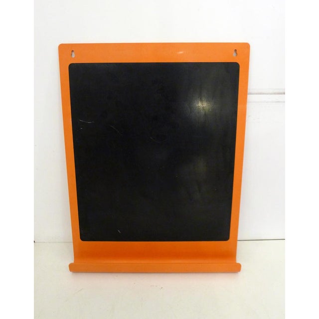 Wall Blackboard in Orange Plastic by Lynx, France, 1970s For Sale - Image 10 of 12