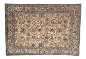 1970s Persian Vintage Tabriz Rug - 7'9" X 11'