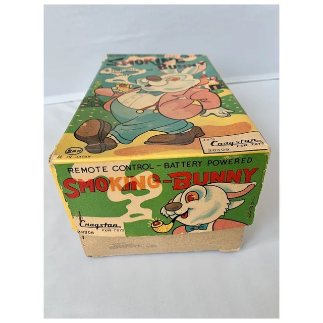 Vintage Smoking Bunny Toy For Sale - Image 4 of 9