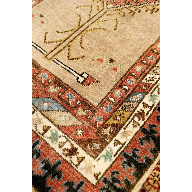 Traditional Pasargad Home Serab Beige Wool Area Rug, 2' 8'' X 9'11'' For Sale - Image 3 of 4