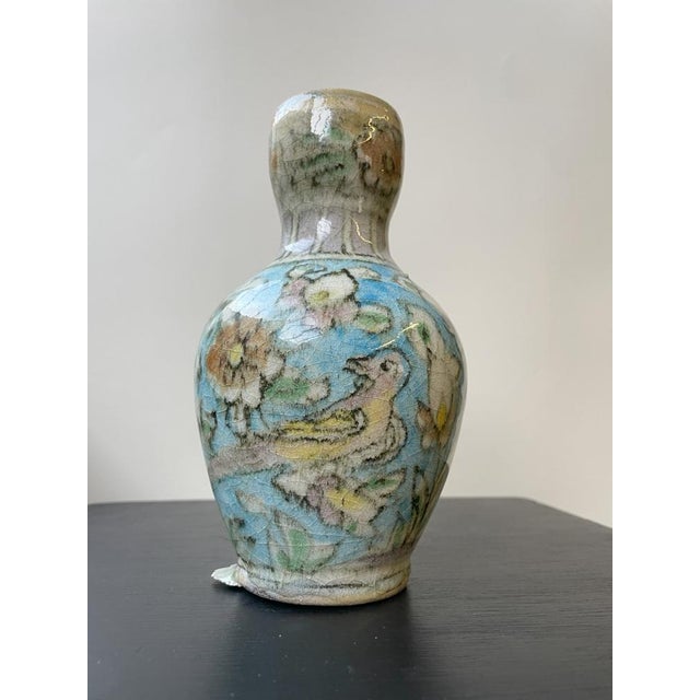 White Qajar Bottle For Sale - Image 6 of 6