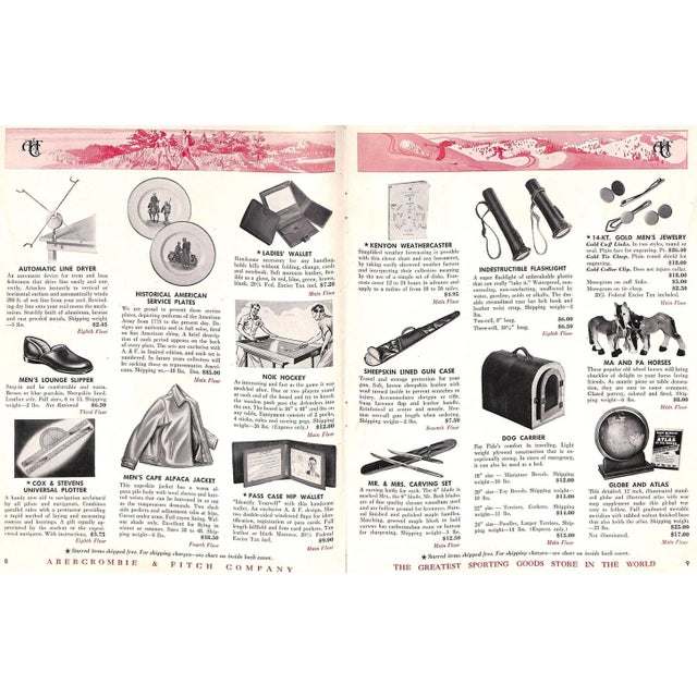 Abercrombie & Fitch 1944 Christmas Catalogue For Sale In New York - Image 6 of 8