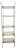 Chinoiserie Metal & Glass Etagere Display Shelf For Sale