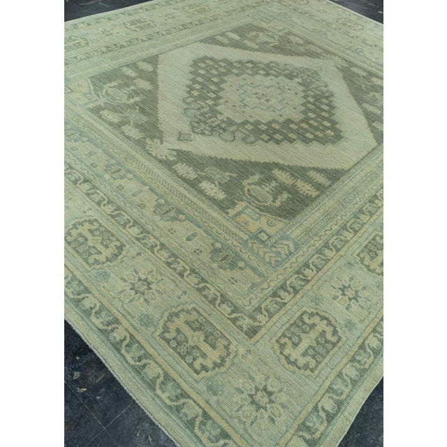 Gray Turkish Oushak Antique Look Rug 8'4" x 10'6" #20071 For Sale - Image 8 of 8