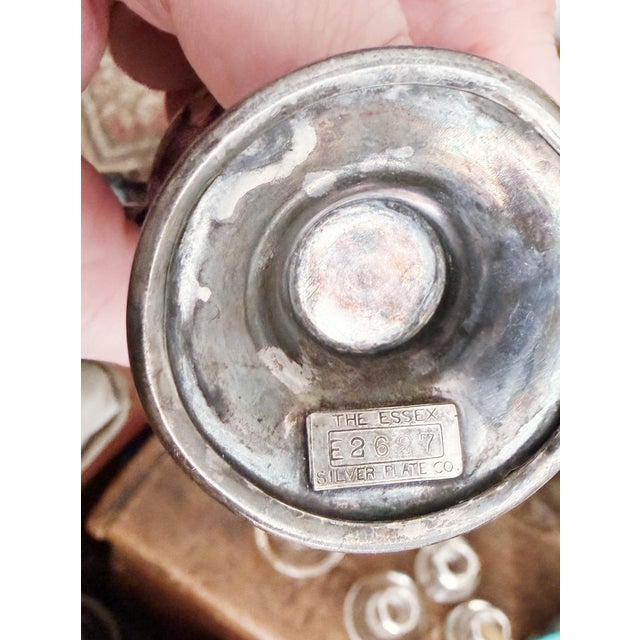 Victorian Set of 2 Silverplated Antique Poultry Trophies For Sale - Image 3 of 6