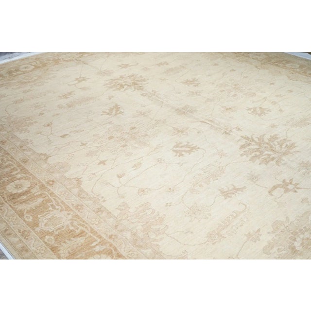 Contemporary Peshawar Rug 11'2'' x 12'7'' For Sale In New York - Image 6 of 11
