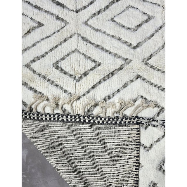 Beni Ourain Style Rug - 9.3 X 8.6 Ft For Sale In Cleveland - Image 6 of 6