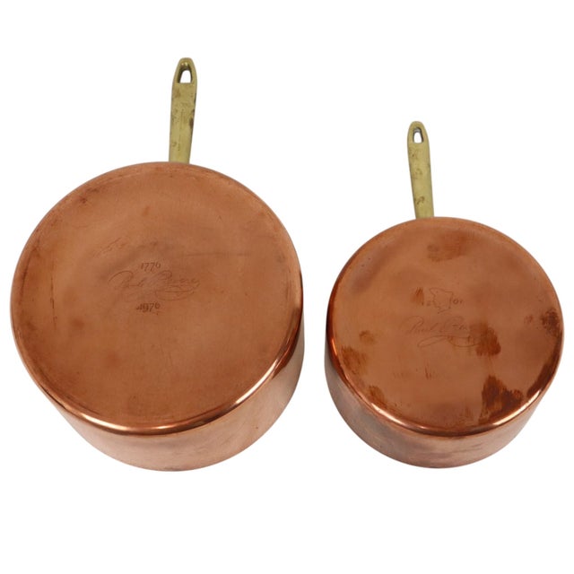 Limited Edition Saucepans in Copper by by Paul Revere, 1960s, Set of 2 For Sale - Image 11 of 15