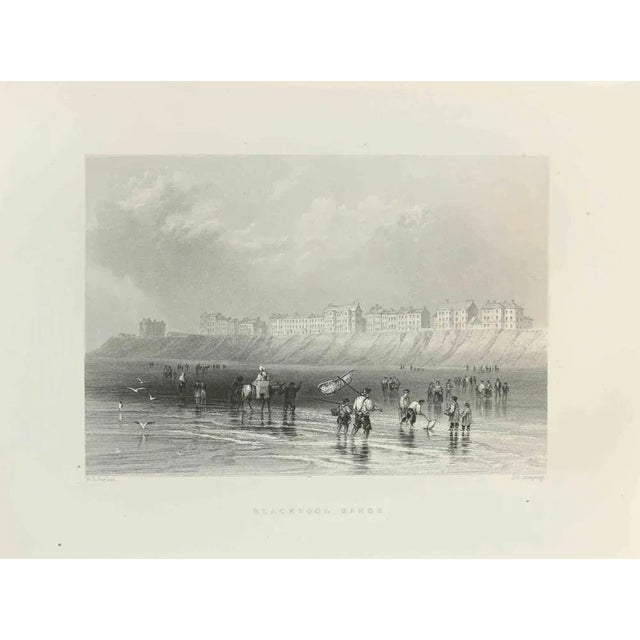 Blackpool Sands is an etching realized in the Early-20th Century by J.C.Armytage. Signed in plate. The artwork is realized...