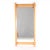 Tan Large Vintage Wooden Mirror For Sale - Image 8 of 8