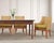 A handsome French Provincial farmhouse dining table, hand-crafted in 19th century France from richly patinated chestnut...