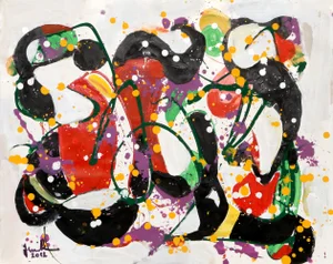 Jenik Cook, Untitled 12, Acrylic on Paper
