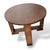 Gold Arts & Crafts Oak Circular Low Table, 1890s For Sale - Image 8 of 9