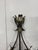 2010s Silver-Leaf and Copper Tone Metal Two Arms Wall Sconces - Set of 2 For Sale - Image 5 of 9