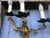 Vintage Rococo French Gilt Bronze Wall Sconces, 1950s, Set of 2 For Sale - Image 4 of 11