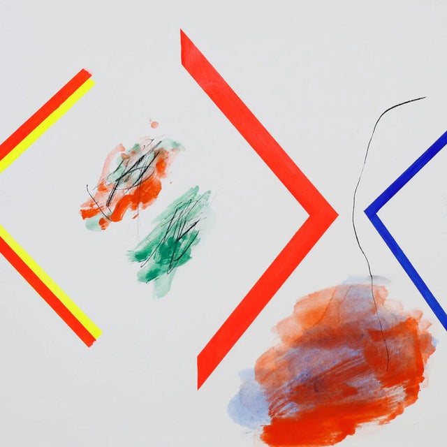 Abstract Claude Tétot "Untitled 1", Painting For Sale - Image 3 of 6