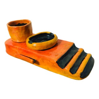 Mid-Century Ceramic Smoking Set, Set of 3 For Sale