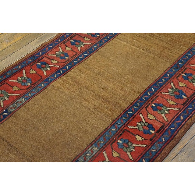 Late 19th Century W. Persian Kurdish Runner Carpet ( 3' x 10' - 91 x 328 ) Hallway Runner Rugs (3ft x 10.09ft), Circa...