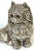 Silver Russian Silver Persian Cat Sculpture, Soviet Period, 88 Zolotnik, Marked "S.W." For Sale - Image 8 of 12