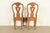 Kittinger Georgian Carved Mahogany Side Chairs or Dining Chairs, Pair For Sale - Image 12 of 16