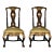 19th Century Antique Giltwood French Chairs Clawfoot Silk Upholstery - A Pair For Sale