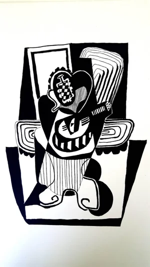 Pablo Picasso (after) Helene Chez Archimede - Wood Engraving 1955