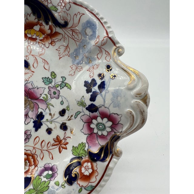 Antique Mason’s Ironstone Decorated Imari Style Sweet Meat Dish, Circa 1810’s For Sale - Image 10 of 11