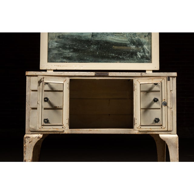 Early 20th Century Medical Sideboard Cabinet With Mirror For Sale - Image 13 of 18