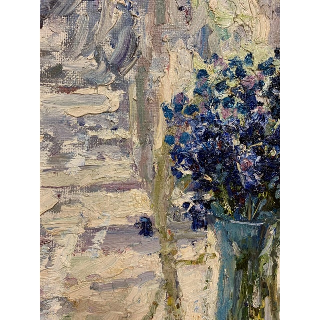Georgij Moroz, Cornflowers, 1997, Oil on Canvas, Framed For Sale - Image 3 of 4