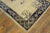 1900 - 1909 1900s Cream Antique Floral Chinese Small Peking Knotted Wool Area Rug For Sale - Image 5 of 5