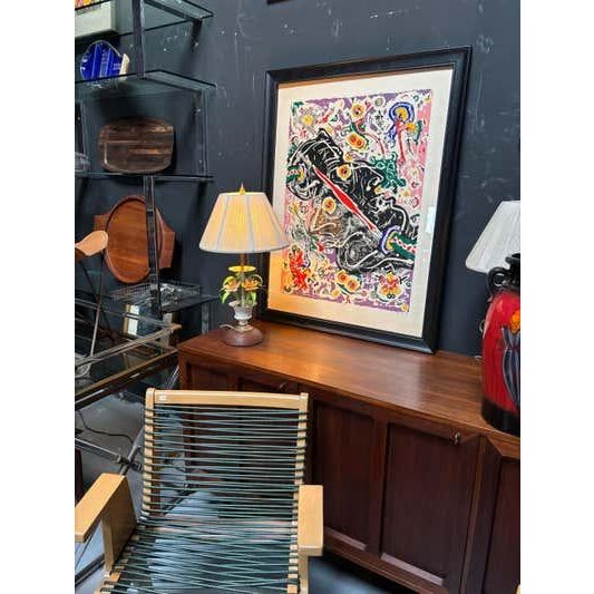 Abstract Mid 20th Century "Janus" by Alfonso Ossorio Signed and Numbered Screenprint For Sale - Image 3 of 11