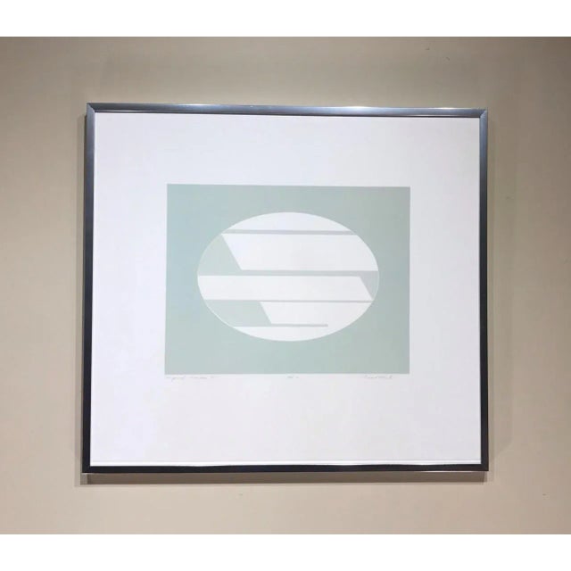 1970s "Ossipee" Abstract Serigraph Print by Donald Roberts, Framed For Sale - Image 9 of 9