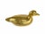 Mid 20th Century Solid Brass Duck Bird Figurine For Sale - Image 4 of 8