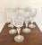 Mouth blown and micro hand cut clear crystal glass set made in one of the oldest crystal manufacturing countries, the...