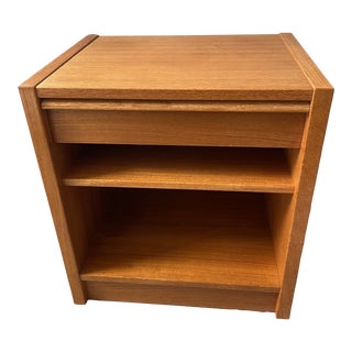 1970s Danish Modern Jesper International Teak Nightstand For Sale