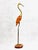 Mid-Century Modern Mid-Century Modern Tall Carved Teak and Brass Heron Figurine, 1960s For Sale - Image 3 of 14